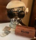 Vintage Willson Welding Goggles w/ Clear Lens In Original Box. A Steampunk Must!