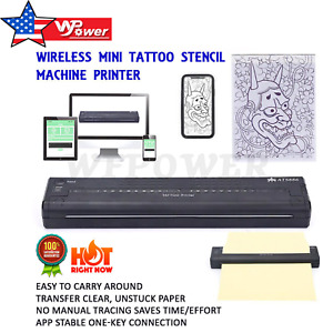Wireless Tattoo Thermal Stencil Maker Tattoo Transfer Copier Printer Machine