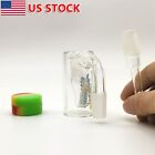 1x 14mm Premium 90°Glass Ash Catcher Bowl for Hookah Shisha Silicone Container