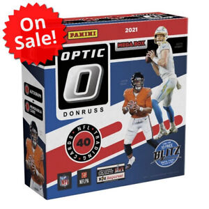 2021 Panini Donruss Optic NFL Football Cards Mega Box (Fanatics Red Parallel)