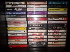 Cassette Tape Lot (You Pick) Rock Pop Metal Country Jazz Etc. - FREE SHIPPING