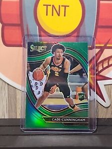 New Listing2021 Chronicles Select Draft Cade Cunningham RC Green Prizm #276 ssp Pistons