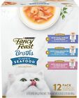 Purina Fancy Feast Wet Cat Food Complement Variety Pack, Broths Classic Collecti