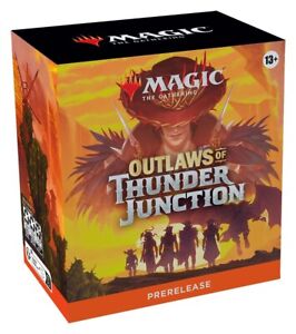 MTG Outlaws of Thunder Junction PreRelease Kit Box FACTORY SEALED Magic CCG