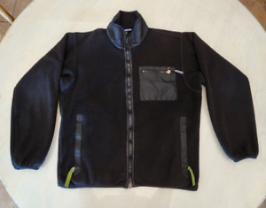 Patagonia Retro X Fleece Jacket Made In USA Full Zip Sherpa Deep Pile Black Med