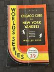 1932 World Series Scorecard Program Chicago Cubs Yankees Ruth Called Shot Game 3
