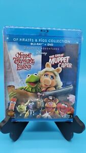 Disney The Muppets Blu Ray DVD Treasure Island Great Muppet Caper Collection New