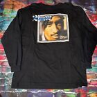 Vintage 90s Tupac Shakur 2Pac Rap Tee Long Sleeve Shirt XL Memorial