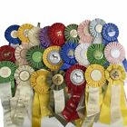 Lot Of 24 Equestrian Horse Show Competitions Dressage Ribbons Awards Vintage