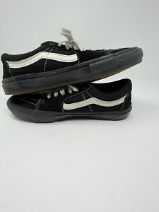 Vans Gilbert Crockett Black White PopCush Skate Shoes Sneakers Men's Size 10.5