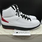 Size 9 Pre owned Jordan 2 Retro OG Chicago Red Black (2022) DX2454-106