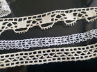 lot of 3 antique hand lace 95 cm, 1 m 70, 1 meter 15 T15-3