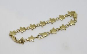 Vintage Tiffany & Co. Star Bracelet, 18K Yellow Gold, 7