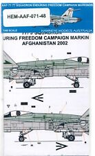 1/48 Hawkeye Models (HEM-AAF-071-48) Enduring Freedom Campaign Markings, F-18