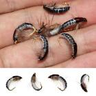 6Pcs#12 Realistic Nymph Scud Fly For Trout Fishing 2024 Insect Baits NEW