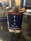 Vintage PURE SURE  Household Oil Can Pure Oil Handy Oiler 4 oz Tin