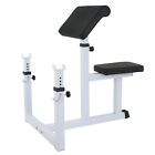 Preacher Curl Bench Adjustable Arm Curl Weight Bench Muscle Strength Training