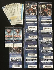 Atlanta Thrashers Ticket lot of 29 seasons 2003, 2004 & 2007 EX condition