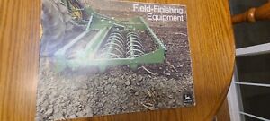 New Listing1972 John Deere Field Finishing Equipment Sales Catalog Brochure A-8-72-11