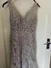 Crystal Mermaid Party Prom Embellished Dress UK6 £549 Ball Formal illusion lace