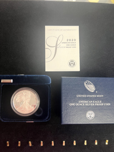 New Listing2020-S U.S. American Silver Eagle Proof With OGP And COA Great Price!