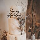 14-18cm Personalized Wedding Cake Topper Custom For Mr And Mrs Couples Name NEW