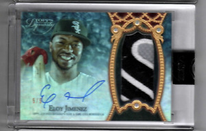 New ListingEloy Jimenez 2022 Topps Dynasty  Game Used Patch Auto 5/5 White Sox