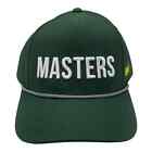 2024 Masters Green Performance Tech Rope Hat with White Raised Embroidery Letter