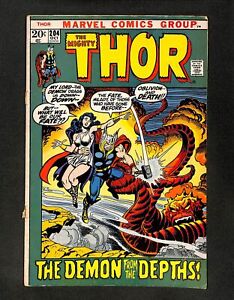 Thor #204 John Buscema! Iron Man Appearance! Mephisto! Marvel 1972