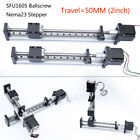 SFU1605 Linear Rail Guide Slide Stage Table Motion Module Actuator 50MM XYZ Axis