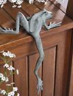 Froggy Long Leg Frog Climbing Shelf Sitter Longlegs Garden Sculpture ~ SPI Home