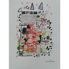 Authentic Jean-Michel Basquiat “Hollywood” Signed & Numbered Lithograph