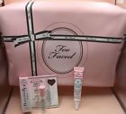 Too Faced Makeup Cosmetic Bag Pink & Black +FREE Too Faced Hangover Rx Gifts 🎁