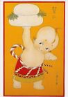 New Year Kewpie Post Card - Happy New Year PIN UP 6 inches by 4 1/2 inches