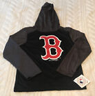Boston Red Sox Boys Long Sleeve Hoodie Shirt Team Athletics Black MLB NWT $29.99