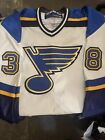 Pavol Demitra St Louis BLUES JERSEY!! XL Small Stain On Back