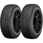 (QTY 2) 235/75R15 Cooper Discoverer A/T3 4S 109T XL White Letter Tires