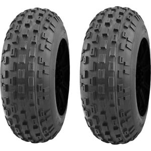 (QTY 2) 23.5x8-11 Vision P321 Journey ATV Load Range A Black Wall Tires