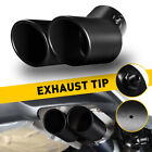 Car Rear Exhaust Pipe Tail Muffler Tip Matte Black Stainless Steel Accessories (For: 2020 Toyota Corolla LE)