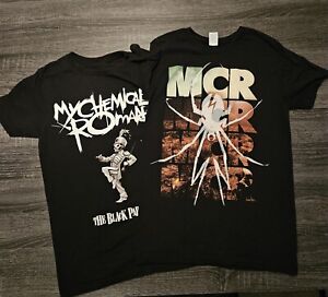 My Chemical Romance 2 Shirt Bundle Size Small Black Parade Danger Days