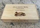 Duckhorn Vineyards 6 Bottle Wood Wine Crate Box 2021 - Empty