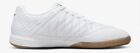 New Nike Lunargato 2 Sz 7/8.5W Indoor Soccer Shoes White Gum Bottom 580456-101