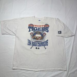 Vintage Princeton Tigers T-shirt Lacrosse 1994 NCAA Champions Starter 2XL