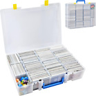 Xuerdon Trading Card Storage Box 2300+ Playing Card Case Holder Organizer Co...
