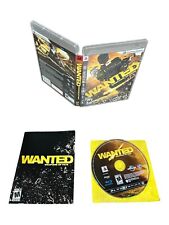 Sony PlayStation 3 PS3 CIB COMPLETE TESTED Wanted: Weapons of Fate