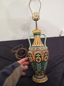Italian Urn Lamp Handles Vibrant Colors 27