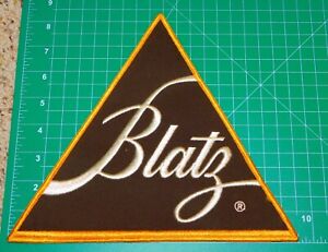 1960s BLATZ BEER Jacket DRIVERS Back PATCH The Best NOS Unused!