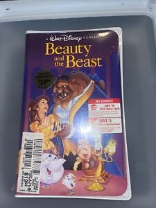 Beauty and the Beast Walt Disney's Black Diamond Classic (VHS, 1992) NEW SEALED