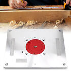 Router Table Insert Plate Woodworking Router Plate Benches Trimmer Aluminum