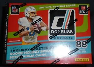 2021 Donruss Holiday football sealed blaster box - 88 cards -Mac Jones RC?